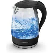 Kettle Esperanza Black Glass Plastic 2200 W 1,7 L