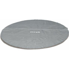 Swimming Pool Cover Intex Bubble TIME UTF00142 Grey Circular