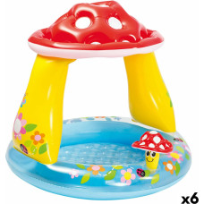 Inflatable Paddling Pool for Children Intex Mushrooms Awning 45 L 102 x 89 x 102 cm (6 Units)