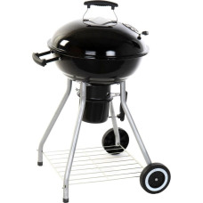 Coal Barbecue with Cover and Wheels DKD Home Decor Black Metal Plastic Rectangular 52,4 x 59 x 91,6 cm