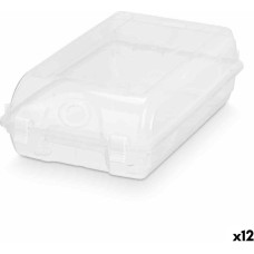 Stackable shoebox Transparent Plastic 19 x 10,5 x 33 cm (12 Units)