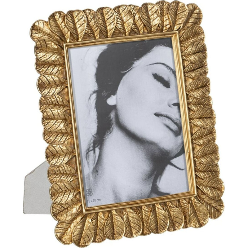 Photo frame Golden Polyresin Sheets 23,4 x 2 x 28,2 cm