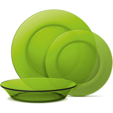 Dinnerware Set Duralex Lys 12 Pieces Green