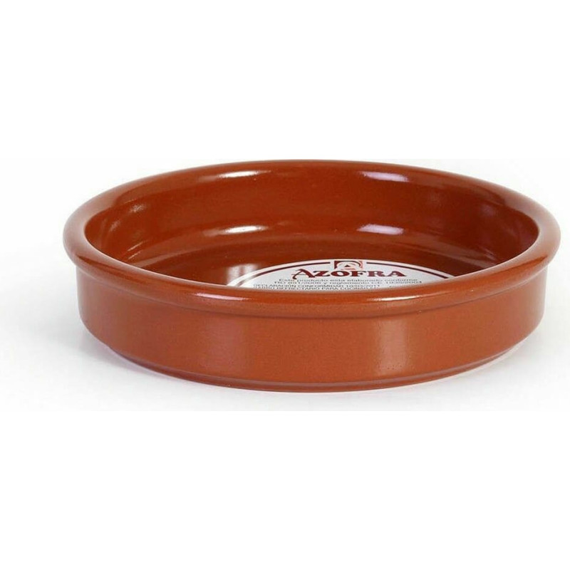 Saucepan Azofra Baked clay 15 x 15 x 3,2 cm (24 Units)