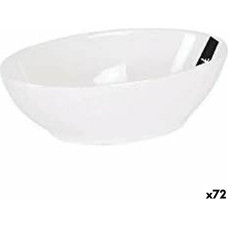 Bowl La Mediterránea Snack Stoneware White 14 x 8,5 x 4 cm (72 Units) (14,1 x 8,5 x 4,4 cm)