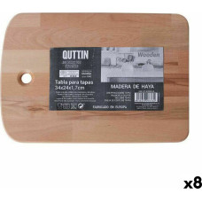 Cutting board Quttin 34 x 24 x 1,7 cm (8 Units)