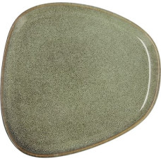 Flat plate Bidasoa Ikonic Ceramic Green (14 x 13,6 cm) (Pack 12x)