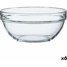 Salad Bowl Luminarc Transparent Glass (23 x 11 cm) (6 Units)