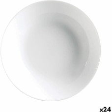 Deep Plate Luminarc Diwali 20 cm White Glass (24 Units)