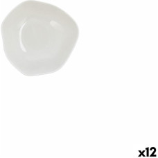 Bowl Ariane Earth Ø 14 cm Ceramic White (12 Units)