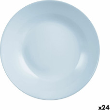 Deep Plate Luminarc Diwali Paradise Blue Glass 20 cm (24 Units)