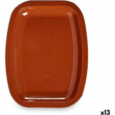 Oven Dish Baked clay 13 Units 26 x 2,5 x 20,5 cm