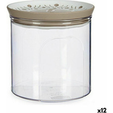 Tin Stefanplast Tosca Hermetic Beige Plastic 700 ml 11,7 x 11 x 11,7 cm (12 Units)