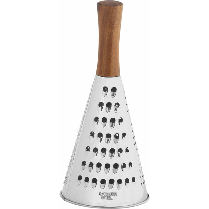 Grater Andrea House CC68027 Stainless steel Acacia Ø 10,5 x 24 cm