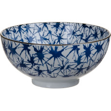 Salad Bowl 20 x 20 x 9,5 cm Porcelain Blue White