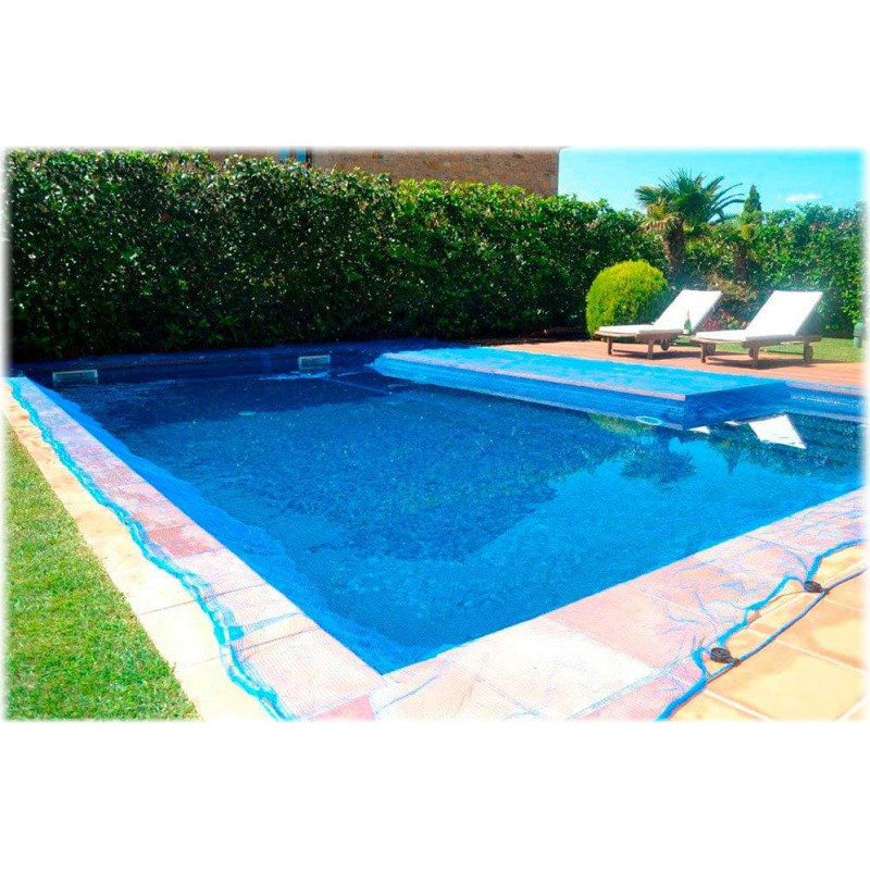 Swimming Pool Cover Fun&Go Leaf Pool Blue (6 x 10 m)