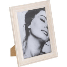 Photo frame White Light brown Wood Crystal 20 x 2 x 25 cm