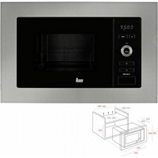 Built-in microwave with grill Teka MWE 225 FI 20 L 800W Steel 800 W 20 L