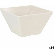 Snack Bowl La Mediterránea Melamin White Shine 13 x 13 x 7 cm (24 Units)