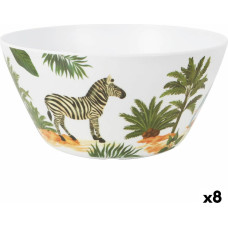 Salad Bowl La Mediterránea Sauvage Melamin 25,5 x 12 cm (8 Units)