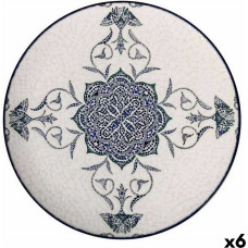 Underplate La Mediterránea Rosetta Porcelain Ø 32,5 cm (6 Units)