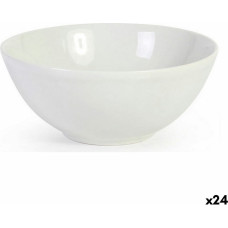 Bowl La Mediterránea Monaco White Ceramic 16 x 7 cm (24 Units)