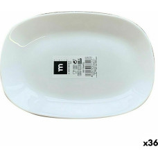 Serving Platter La Mediterránea Palaos Rectangular 23 x 16,4 cm (36 Units)