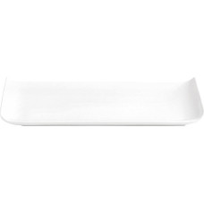 Plate Quid Chef Baguette Ceramic White (25 x 12 cm) (Pack 6x)