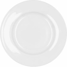 Flat plate Bidasoa Glacial Ceramic White (16,5 cm) (Pack 12x)