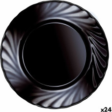 Dessert dish Luminarc Trianon Black Glass (Ø 19,5 cm) (24 Units)