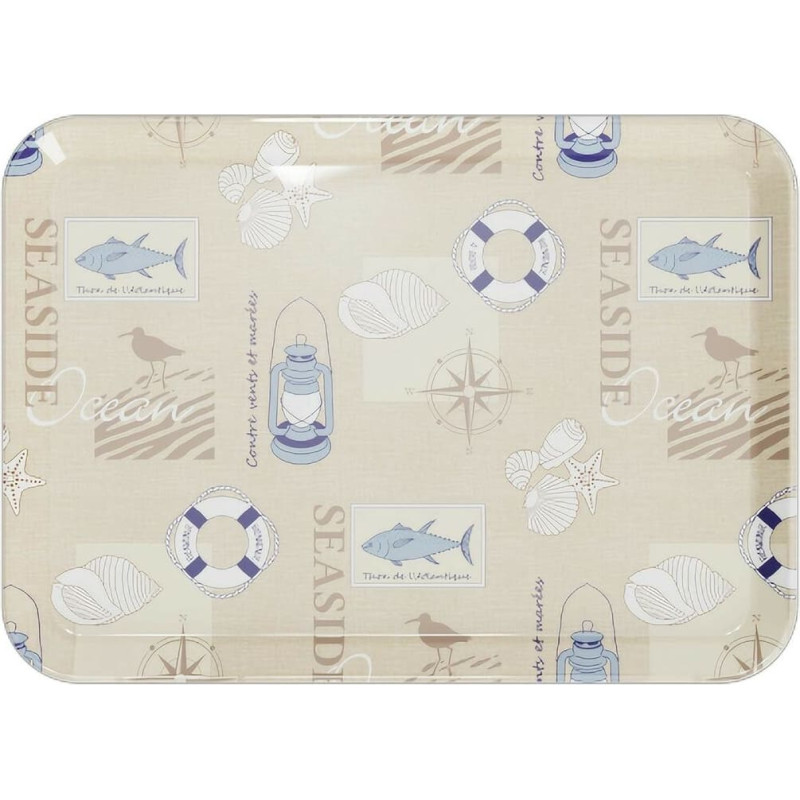 Tray Versa Seaside Polyethylene RPET 27 x 2,2 x 38 cm