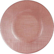 Flat plate Pink Glass 6 Units (21 x 2 x 21 cm)