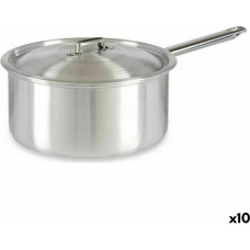 Saucepan with Lid Ø 24 cm Silver Aluminium 5 L (10 Units)