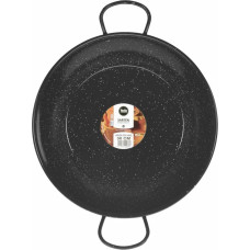 Deep Pan with Handles Vaello Black Enamelled Steel (Ø 30 cm)