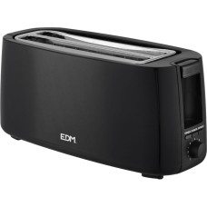 Toaster EDM Double slot Black 1400 W