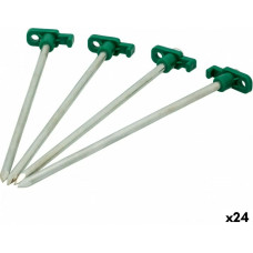 Camping peg Aktive 25 cm 4 Pieces Ø 8 mm (24 Units)