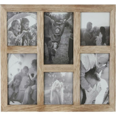 Photo frame DKD Home Decor 35 x 1,2 x 29 cm Crystal Natural Moutain MDF Wood