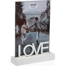 Photo frame Versa Love MDF Wood 4 x 19,5 x 14,5 cm