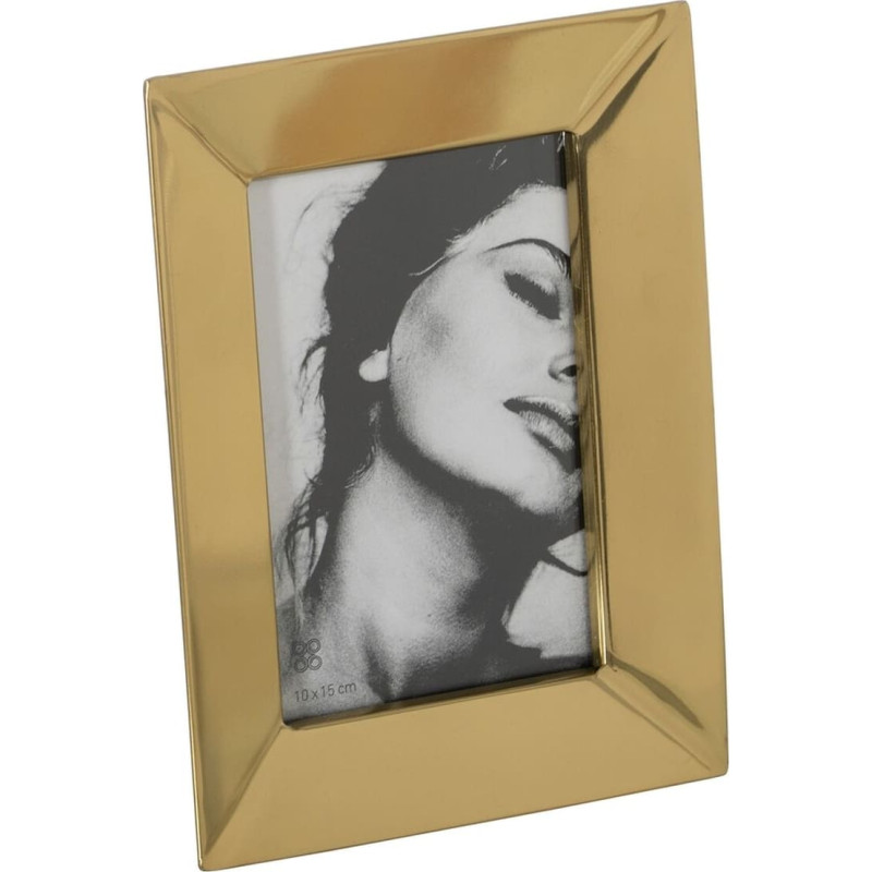 Photo frame Golden Stainless steel Crystal 16,5 x 21,5 cm