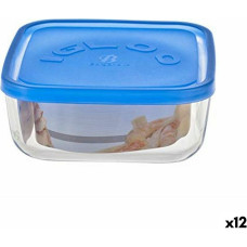 Lunch box Borgonovo 6277815 Blue 960 ml 15 x 15 x 6,2 cm (12 Units) (Ø 15 cm)