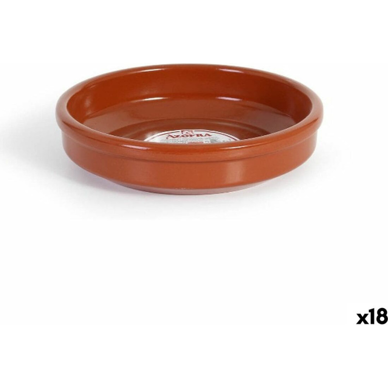 Saucepan Azofra Baked clay 20 x 20 x 4 cm (18 Units)