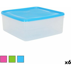 Lunch box Squared 24 x 24 x 10 cm (6 Units)