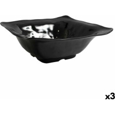 Salad Bowl AIR Inde 143888 Porcelain 36,5 x 35,8 x 13,6 cm (3 Units) (36,5 x 35,8 x 13,6 cm)