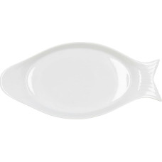 Pasniegšanas Plate Quid Gastro Keramika Balts (32.5 x 15,5 x 2,5 cm) (Pack 6x)