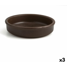 Saucepan Anaflor Baked clay Brown Ø 21 cm (3 Units)