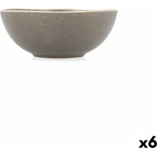 Bowl Bidasoa Gio 16 x 6,5 cm Ceramic Grey (6 Units)