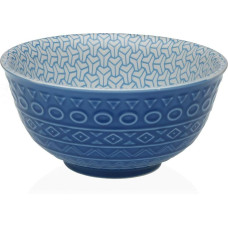 Snack Bowl Versa Blue Ceramic Porcelain 16 x 7,7 x 16 cm