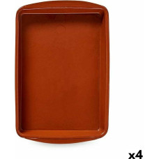 Oven Dish Baked clay 4 Units 40 x 5 x 26,5 cm