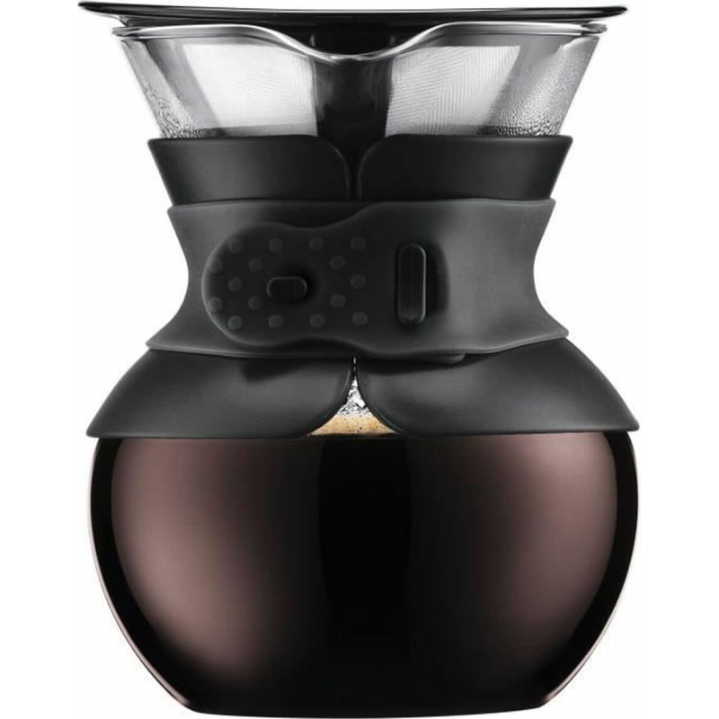 Cafetière with Plunger Bodum To Over Black 500 ml 8 Cups