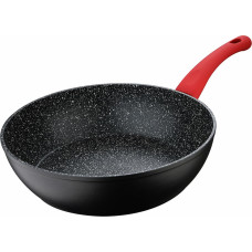 Wok Pan San Ignacio Toledo SG-6252 Aluminium Ø 28 cm Black